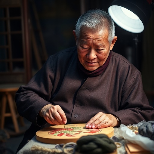 苏绣大师肖像